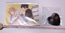 Minatos Laundromat Akira Minato Shin Katsuki Badge Illustration Card Lot J1 picture