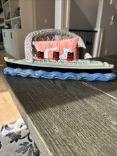 Queen Mary Ceramic Model Made In Italy Collectible 16x4 Numbered Lmt Ed picture
