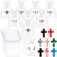 Pocket Hug Token Christian Crosses Set, 192 Count, Classic Religious Keepsake picture