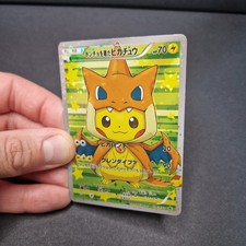 Charizard Pikachu Pokemon Custom Cosplay Japanese Holo Full Art Card picture