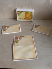 Vintage Here’s What’s Cookin Recipe Cards 27pc Retro Fruit Kitchen Original Box picture