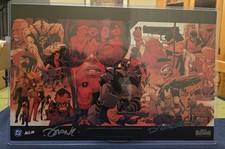 8.5 x 17 NYCC 2026 exclusive Absolute Batman #25 print signed DRAGOTTA & MARTIN picture