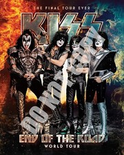 KISS 2023 The Final Tour Ever End Road Of The Road Tour Poster Ad 8x10 Photo picture