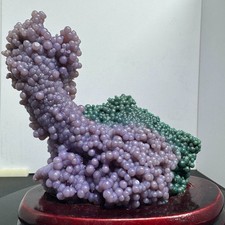 300G Natural purple grape agate quartz crystal granular mineral specimen picture
