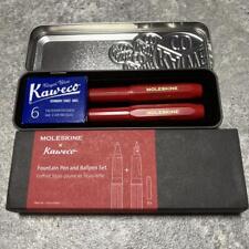Moleskine Kaweco Fountain Pen F-Shaped Ballpoint Set Red picture