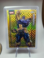 2026 Topps Chrome Marvel Thanos #174 Gold X-Fractor /50 picture