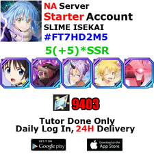 [NA][INST] Slime ISEKAI Starter Account 5(+5)SSR 9400+Crystals #FT7H picture
