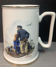 Vintage 1984 Norman Rockwell Museum Looking out to Sea Collector’s Porcelain Mug picture