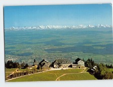 Postcard Blick auf die Alpen Kurhaus Hotel Weissenstein Oberdorf Switzerland picture