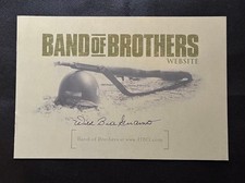 HBO Band Of Brothers Pamphlet Signed By  Wild Bill Guarnere picture