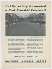 1934 Hastings Pavement Advertisement: Queens New York, 80th Street Scene picture