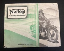 1939 NORTON Motor Cycle International TT RACES  Vintage Bike VMCC Rudge Sunbeam  picture