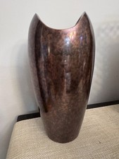 Nambe MT0434 Bronze Alloy Vase 2010 by Lou Henry Approx 7.5” picture