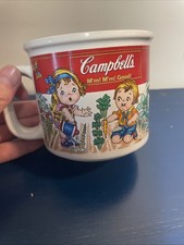 Vintage 1993 Campbell's Kids M'm M'm Good Vegetable Garden Porcelian Soup Mug picture