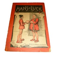 1901 Hans In Luck McLoughlin Bros New York White Cat Series Antique Fairy Tale picture
