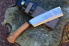 Masano Toyokuni Japan TKA-028 Takuminata Right Fixed Blade Nata Hatchet Knife picture