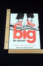 1996 Big The Musical Broadway Shubert Theatre Magazine Page Print Ad Poster 90s picture