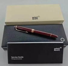 Montblanc Meisterstuck 163 Classique Luxury Rollerball Pen Red/Gold w/ Gift Box picture