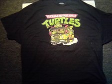 Teenage Mutant Ninja Turtles Turtle Van Graphic T-Shirt Black 5XL Big & Tall picture