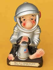 🐵 Vtg Ham Chimp Astronaut Figurine JCPenney Space Race NASA Mint Rare Napco picture
