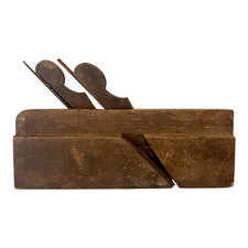 Vintage Owasco Tool Co. #189 Wood Plane Curved w/ 2 Blades For Trim & Moulding picture