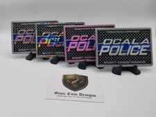 Ocala Police Department 4 coin Challenge Coin set (4 colors/themes) 2.5
