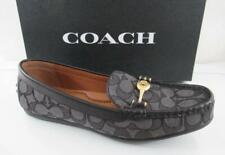 Coach Marley Driver Signature C Slip On Loafer Shoes Comfort Black Size 8 picture