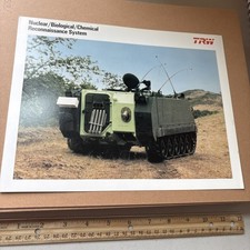 Vintage 1988 TRW Nuclear Biological Chemical Reconnaissance Military Brochure picture