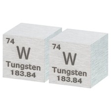2Pcs Tungsten Cube, 0.39