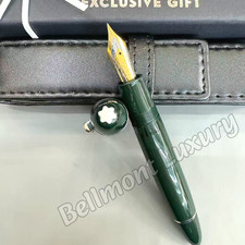 MONTBLANC Meisterstuck Dark Green Precious Resin Fountain Pen With Box picture