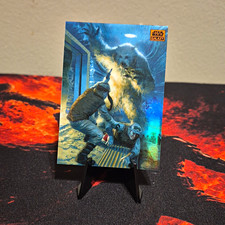 Topps 2022 Star Wars Galaxy Wampa #9 Sudden Attack Blue Foil Parallel picture