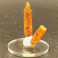7.8ct Orange Kyanite Blades 2 Piece Lot Mined In Tanzania picture