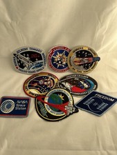 8 Authentic Vintage  Nasa Mission Patch Lot picture