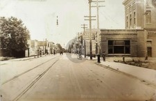 Springfield Oregon Business Street View RPPC Photo Postcard COPY picture
