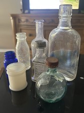 Lot of 7 Early 1900's Antique Bottles picture