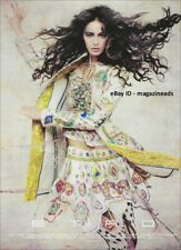 ETRO 1-Page PRINT AD Fall 2004 EMINA CUNMALAJ beautiful patterned jacket skirt picture