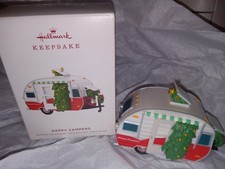 Hallmark Keepsake Happy Campers 2019 Christmas Ornament NEW Camping Cozy Cabin picture