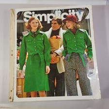 Vintage October 1970s Simplicity Store Counter Pattern Catalog Fashion History picture