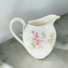 Hutschenreuther Selb LHS Bavaria Germany Porcelain Painted Small Pitcher Creamer picture