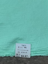VTG Silk Habutae Kimono Fabric Line Green Made In Japan New Old Stock picture