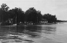 H44/ Cedar Michigan RPPC Postcard c1950s Lake Leelanau Risbridger's 91 picture