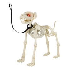 New Animated Skeleton Dog Halloween Decoration 60 in Outdoor Yard Porch Spooky picture