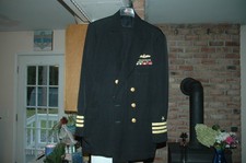 Navy Surface Warfare Officer Uniform Commander Jacket 42 Reg and Pants picture