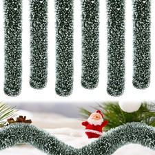 6 Pcs Christmas Village Hedges, 14
