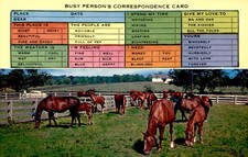 Beautiful Place, Friendly People, Leisure Activities, Year Unknown Postcard picture
