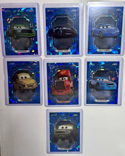 Topps Chrome Sapphire Disney Pixar Cars 7-Card Lot, Mack, Sally, Jackson, Miles picture