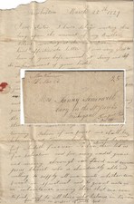 1829 - Letter about Christianizing the Pottawattamie Indians of Michigan picture