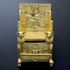 RARE ANCIENT EGYPTIAN ANTIQUITIES Golden Throne for King Tutankhamun Egypt BC picture