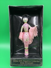 Soffieria De Carlini Japanese Pink Geisha Ornament, NIB picture
