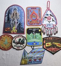 Vintage 1970s-2000s Order of the Arrow OA Boy Scouts Patch Lot – 8 Patches picture